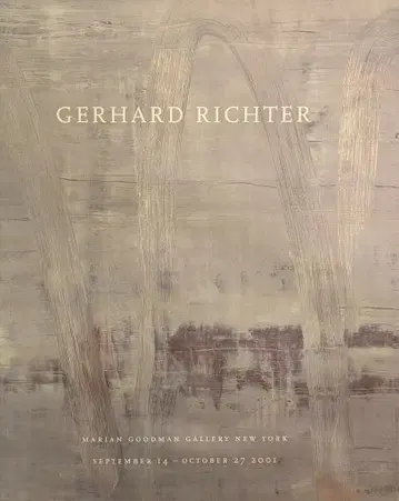 Gerhard Richter PAINTINGS 1996-2001 HC