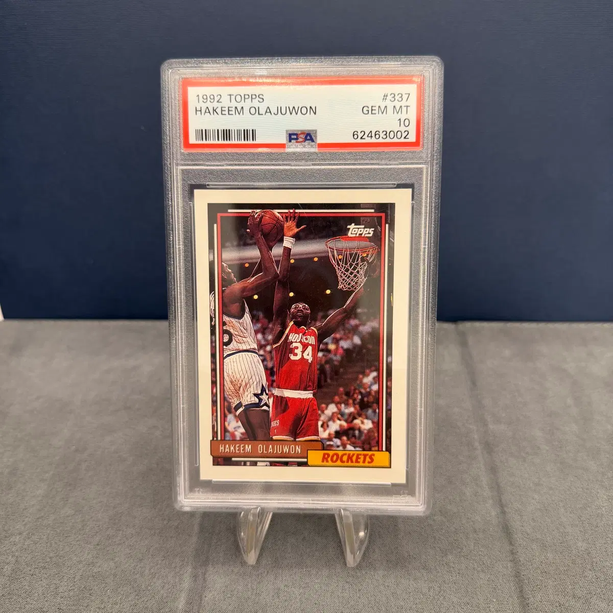 1992년 레트로 하킴 올라주원 PSA10 등급카드