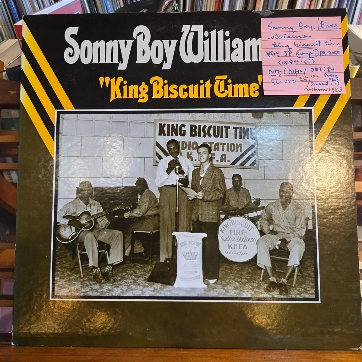 Sonny Boy Williamson.king biscuit time.불명.JP.NM-/NM+.민트급LP