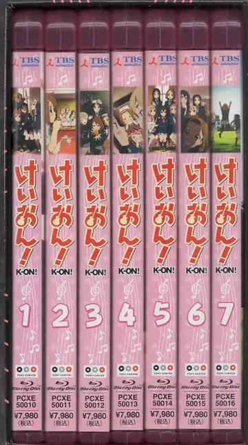 애니메이션 Blu-ray 케이온! 전 7권 세트 [초회반]