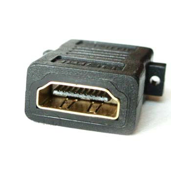 HDMI(F/F) 판넬형 암암 연장 젠더 블랙