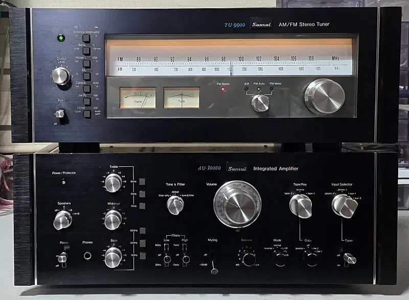 산수이 AU-10000/TU-9900 앰프튜너 세트