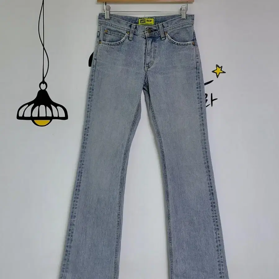Lee RIDE Japan 라이트블루 데님 팬츠 (28인치)