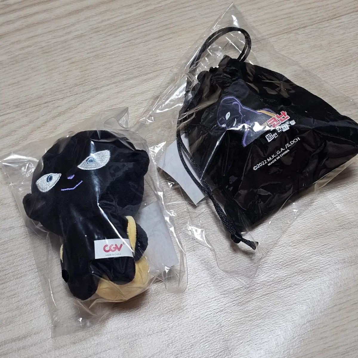 [2종일괄] CGV 명탐정 코난 범인 한자와씨 인형 키링 & 스트레스볼