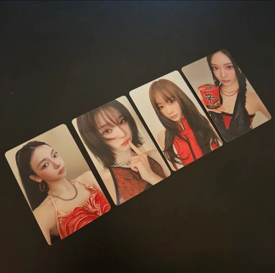 에스파 농심 한정판 포카