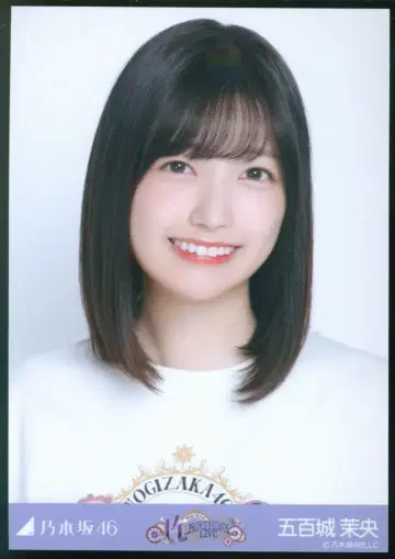 노기자카46 회장 한정판 브로마이드 이오키 마오 14thBD 라이브T셔츠 요리