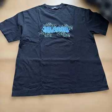 XLARGE 그래피티 로고 T셔츠 블랙 L