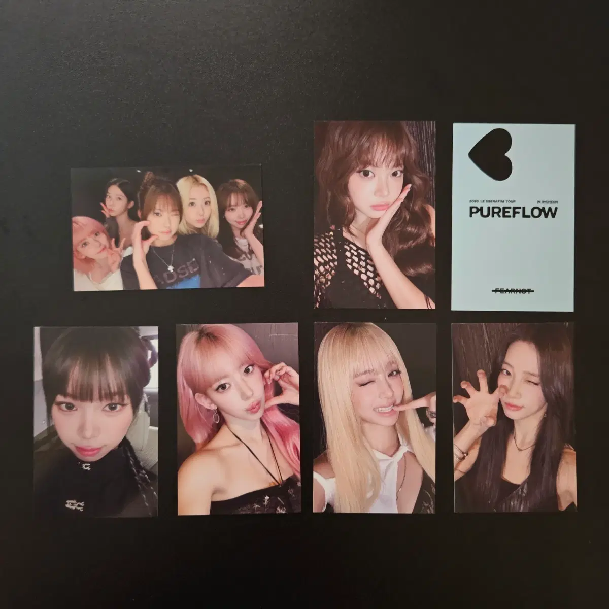 르세라핌 콘서트 피어나존 포카 + 럭키드로우 단체