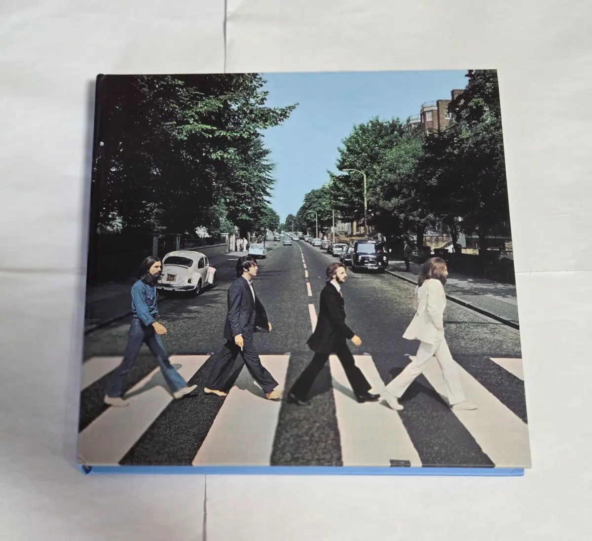 비틀즈 Abbey Road 테마 노트 디스플레이용 레코드 포함