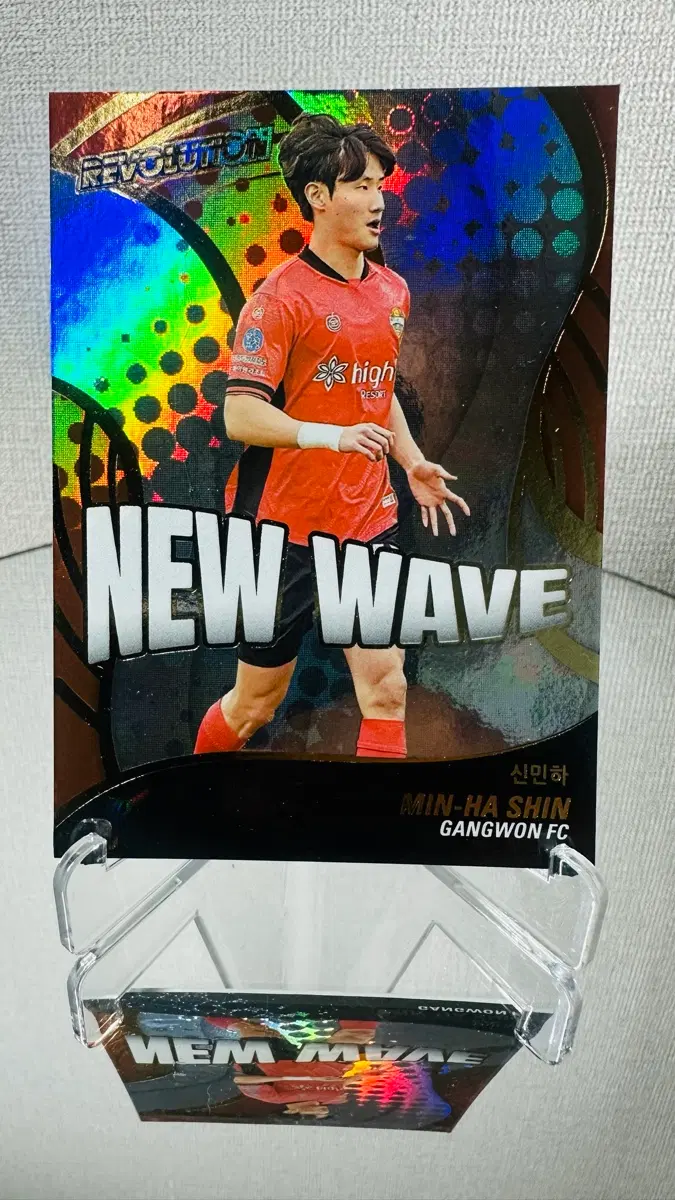 K리그 강원 FC 신민하 뉴웨이브 레볼루션 카드
