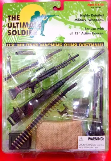 21ST CENTURY TOYS THE ULTIMATE SOLDIER U.S.MILITARY MACHINE GUNS(VIETNAM)/THE ULTIMATE SOLDIER 12'
