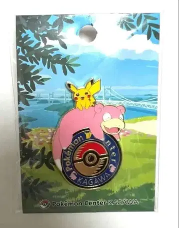 포켓몬 센터 카가와 한정판 로고 핀즈