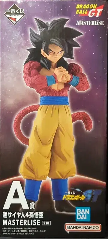 BANDAI SPIRITS 제일복권 드래곤볼GT A상 초사이어인 4 손오공 MASTERLISE