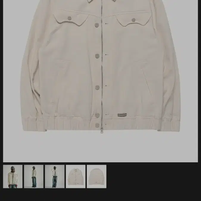 더바이닐하우스 WESTERN WORK JACKET IVORY