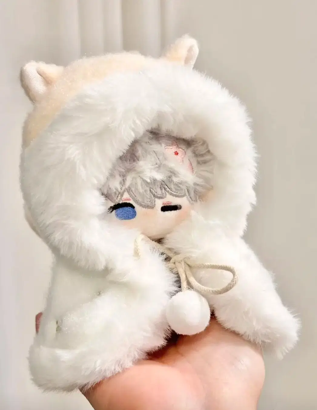 10cm 인형옷 고양이 눈 망토 미개봉