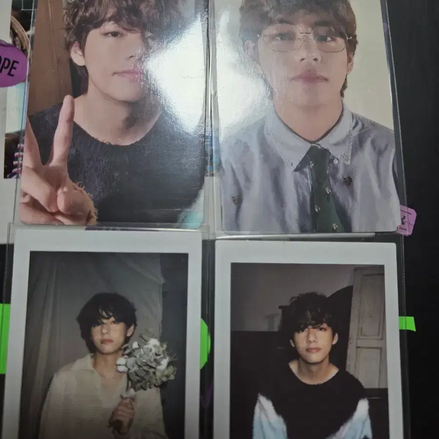 방탄소년단 뷔 데코키트 포토카드 세트