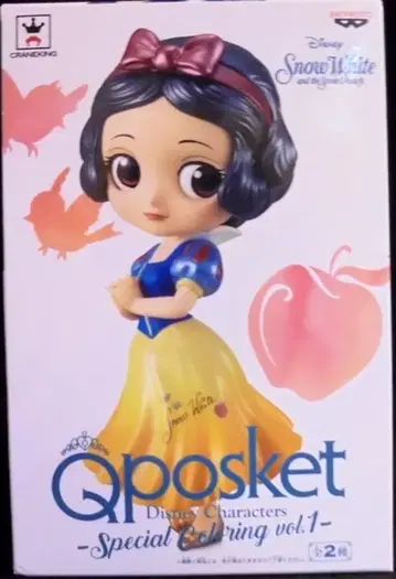 반프레스토 Q posket 디즈니 캐릭터 스페셜 컬러링 01 백설공주