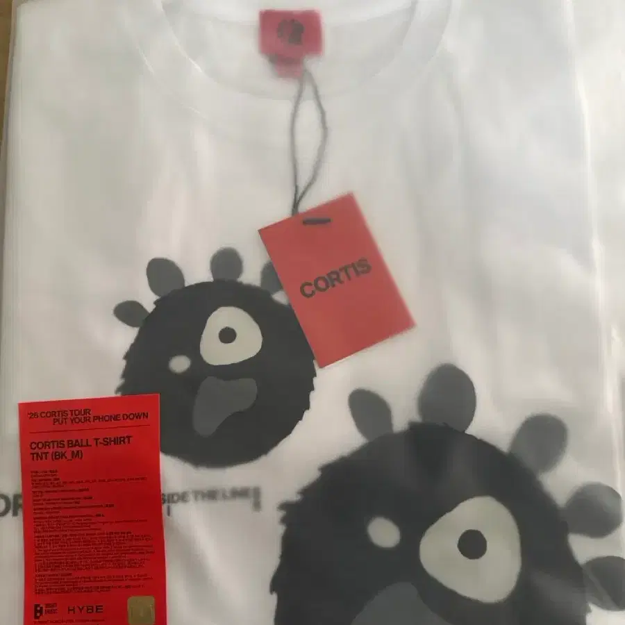 코르티스 볼 투어 반팔티 TNT (블랙 M) cortis