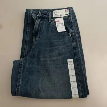 새상품 UNIQLO 데님 팬츠 22 (56cm) 기장 짧음 (인심 61cm)