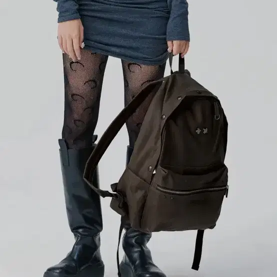 피넛루프 Stud Point Vintage Backpack Brown 브라운 백팩
