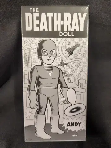 PRESSPOP GALLERY THE DEATH RAY DOLL ANDY 흑백