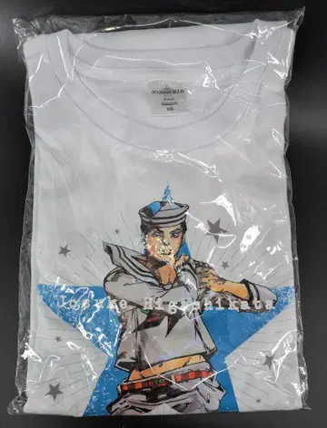 반다이 스탠드 AR T셔츠 THE JOJO WORLD 히가시카타 조스케 XXL