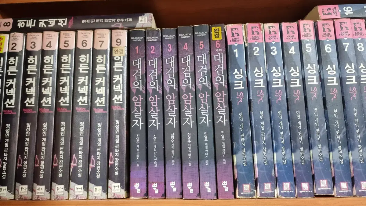 대검의암살자 1-6 완 진영수 게임 판타지 소설