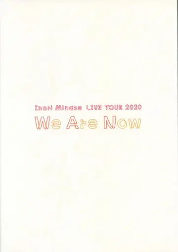 LIVE TOUR 2020 We Are Now 미나세 이노리 팜플렛