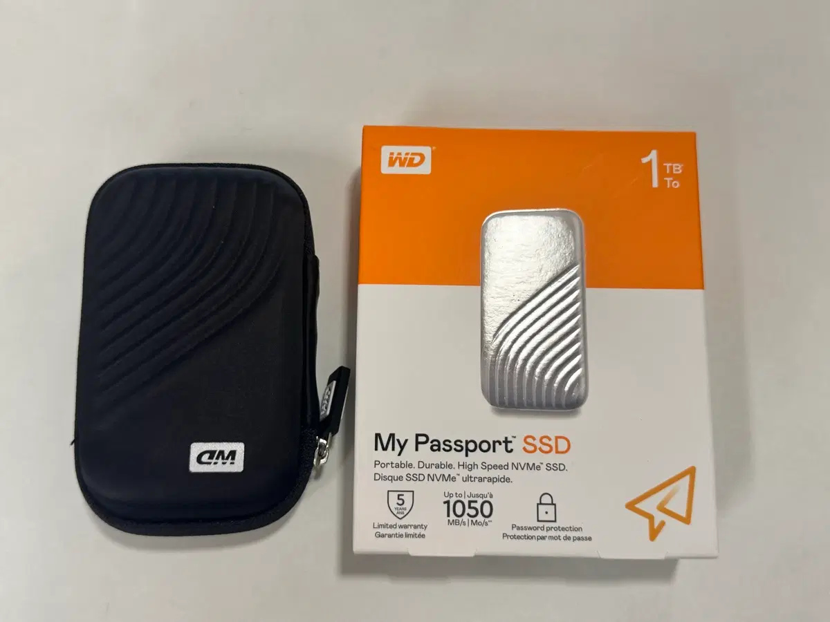 WD My Passprt 외장 SSD 1TB 실버