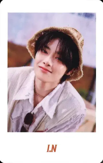 StrayKids JYP JAPAN POP UP 2023 I.N 트레이딩 카드 B/오렌지