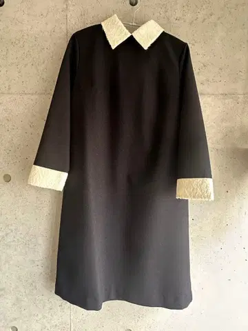 [ 새상품급 ] BE NEAT 자카드 옷깃 원피스 일본제