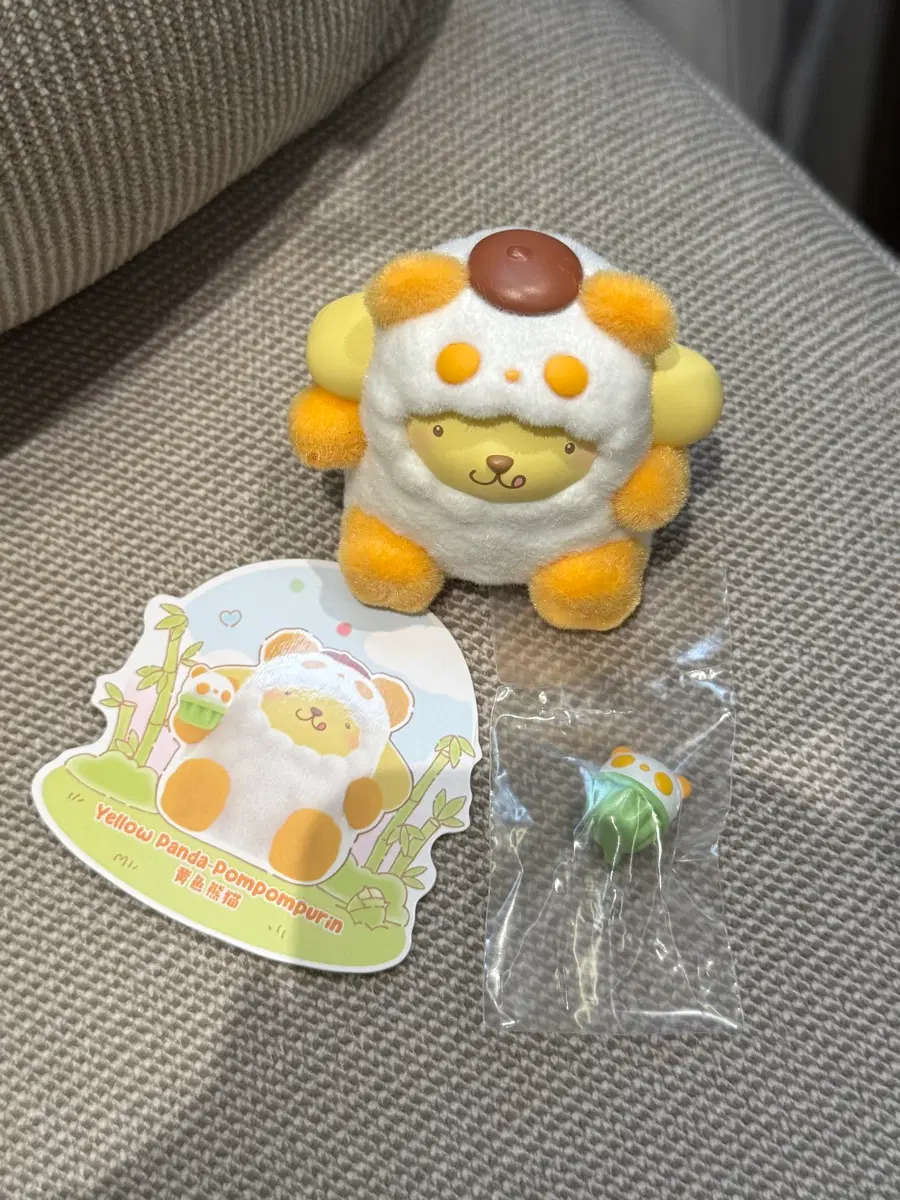 Top toy 산리오 캐릭터즈 컬러풀 팬더 판다 시리즈 폼폼푸린