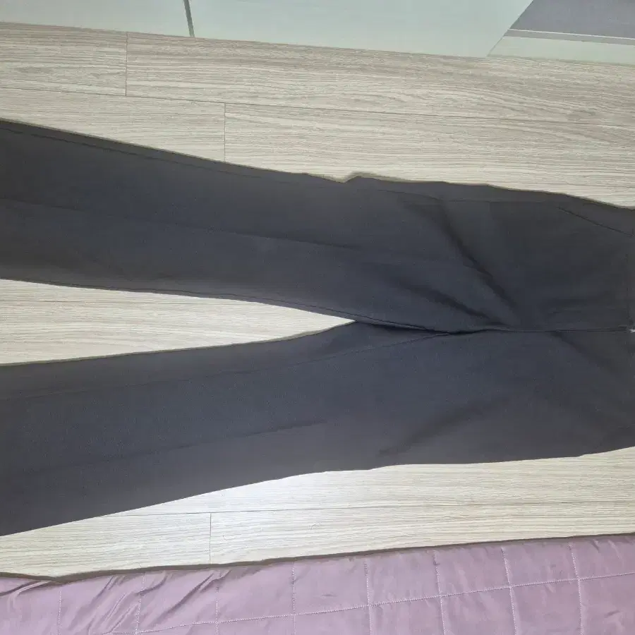 검정 일자슬랙스
