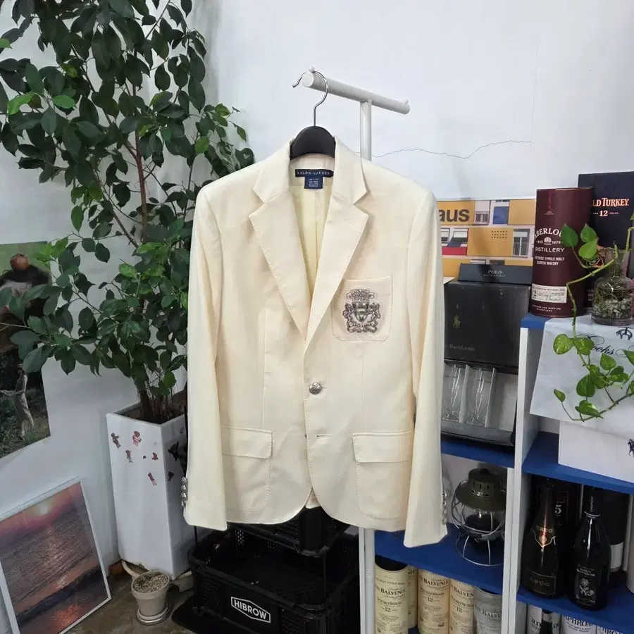 폴로랄프로렌 우먼 크레스트 와펜 은장 2B 블레이저 자켓 2