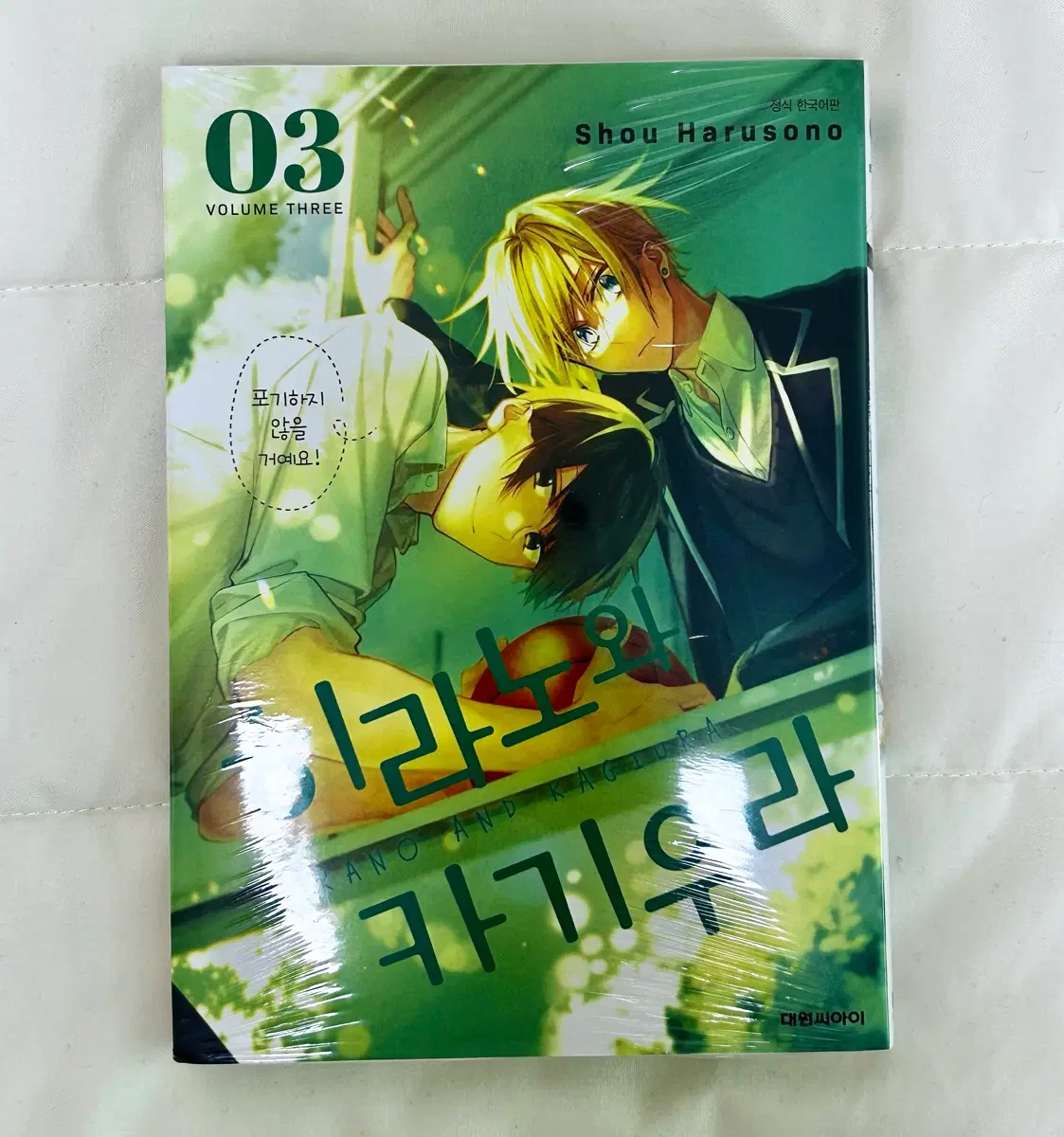 히라노와 카기우라 만화책 3권