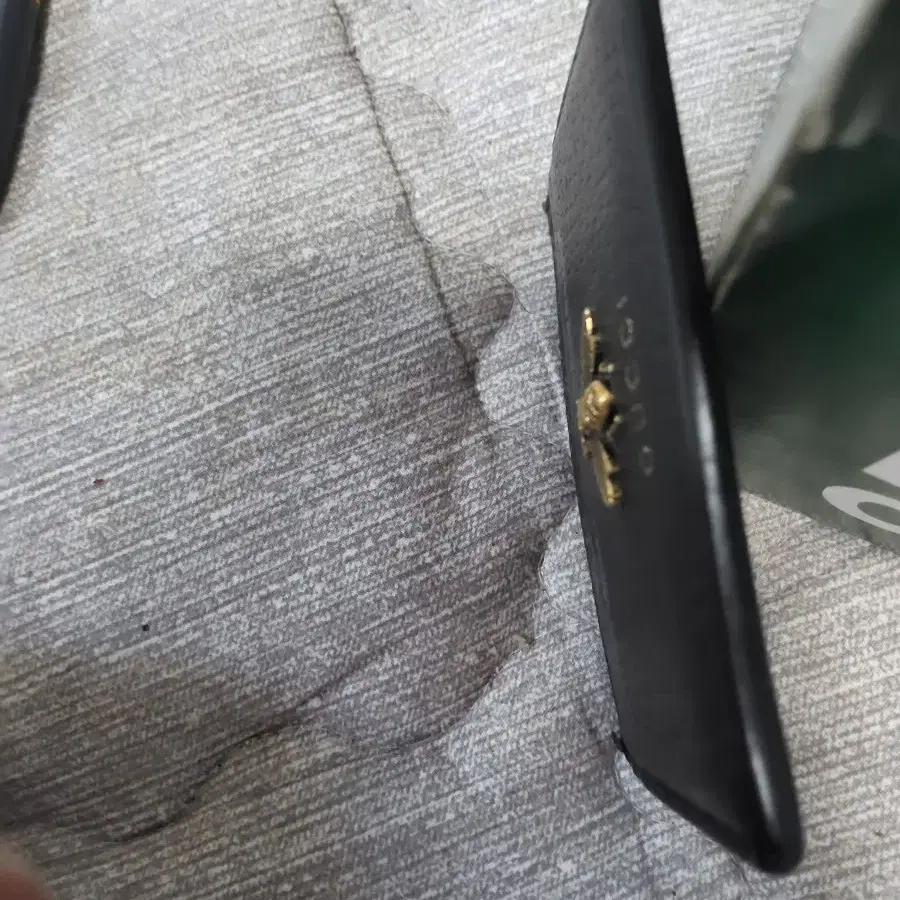구찌 꿀벌 카드지갑 블랙