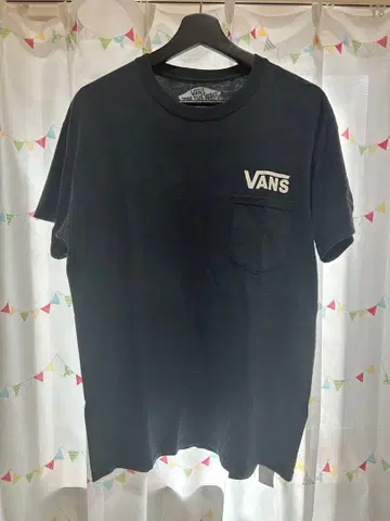 VANS OFF THE WALL 티셔츠 네이비 M