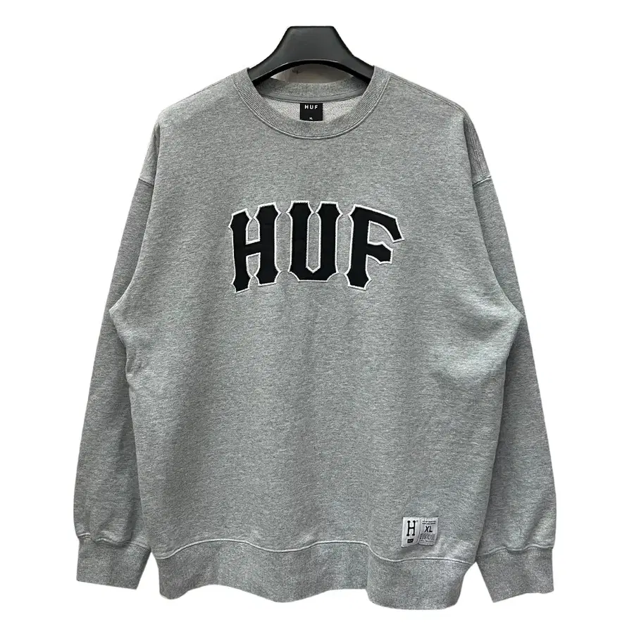 HUF 허프 아플리케 아치 로고 크루넥 맨투맨 XL