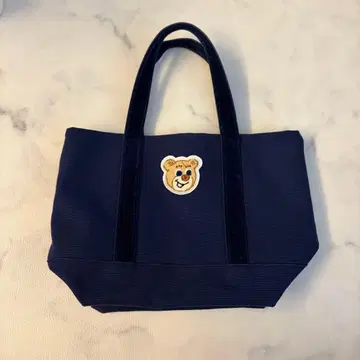 FEILER 페이러 올드 테디 와펜 토트백 네이비 스몰