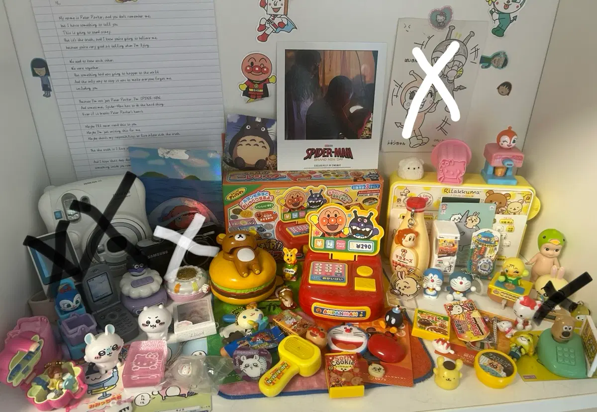 급처 캐릭터 잡화 판매 호빵맨 가챠 치이카와 도라에몽 키티 우사하나 리락쿠마