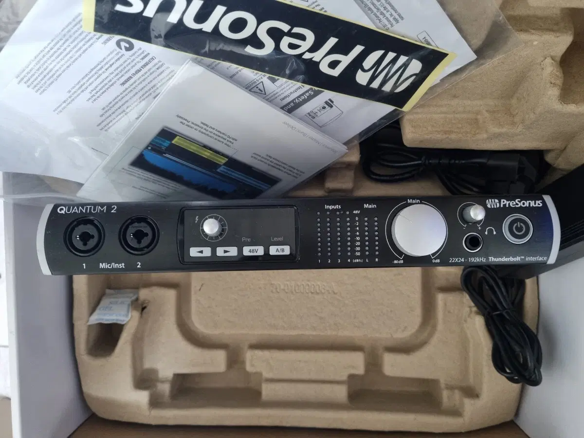 프리소너스 PRESONUS Quantum2 Thunderbolt 오디오인터페이스 팝니다