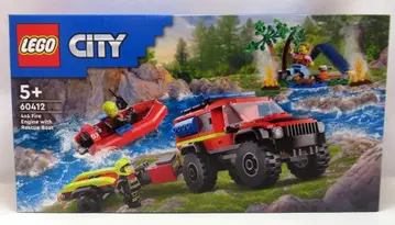 LEGO (BUILDING TOY) 4X4 FIRE ENGINE WITH RESCUE BOAT 60412