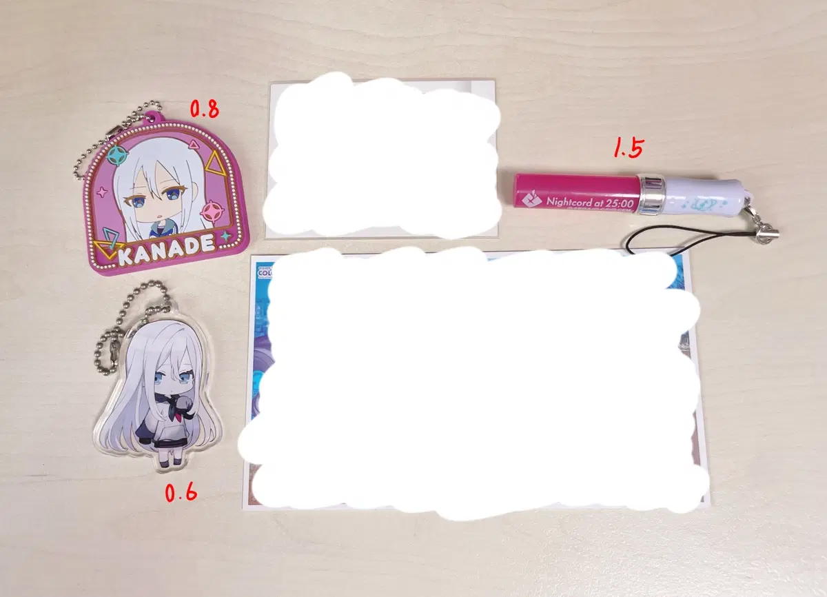 프세카 프로젝트 세카이 니고 요이사키 카나데 아사히나 마후유 실리콘 키링 아크릴 키링 포카 지류 팬라이트