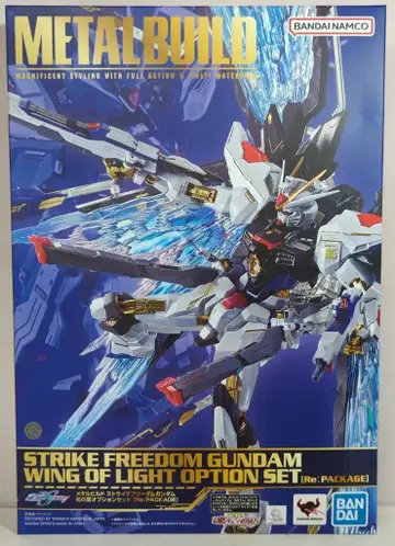 BANDAI SPIRITS METAL BUILD 기동전사 건담 SEED DESTINY 스트라이크 프리덤 건담 빛의 날개 옵션 세트 [Re:PACKAGE]