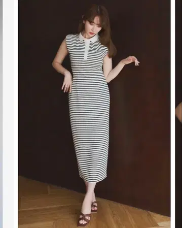 Her lip to 보더 원피스 M 사이즈
