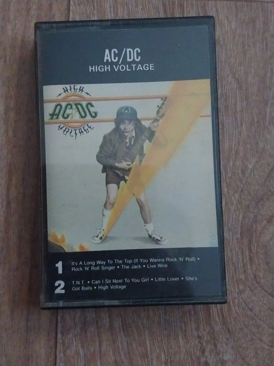 ac/dc 카세트테이프 수입반