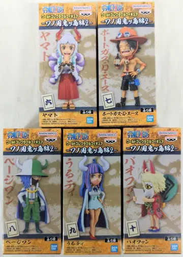 BANDAI SPIRITS 월드 컬렉터블 피규어 와노쿠니 오니가시마편 2 전 5종 세트