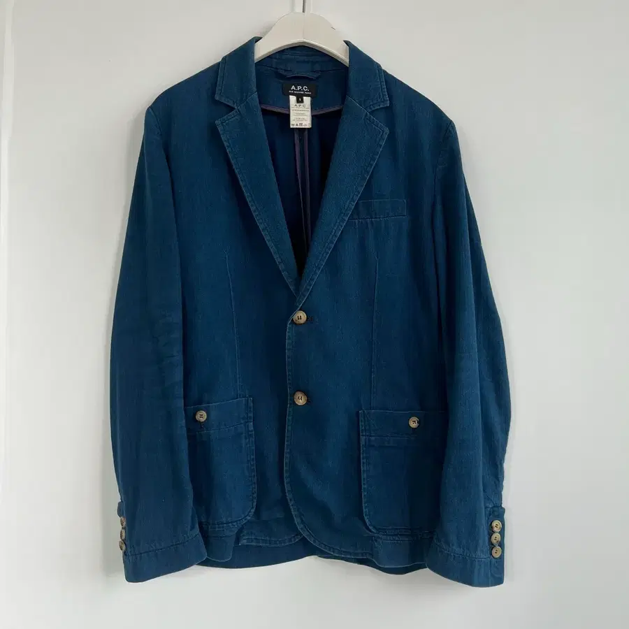 A.P.C. 아페쎄 데님 싱글 자켓 네이비