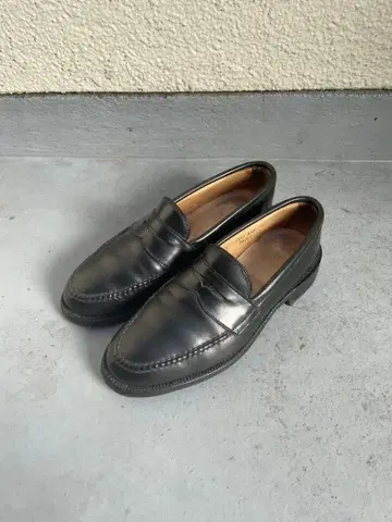 Alden 99362 코인 로퍼 코도반 블랙 7.5
