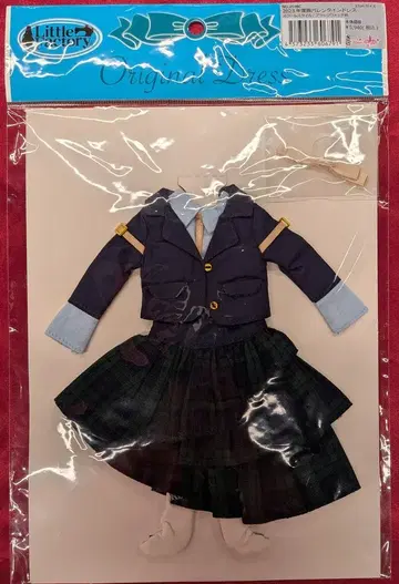 리틀팩토리 27cm 인형 사이즈 의상 2023년 발렌타인 드레스 스쿨 스타일/블랙워치 패턴 No.0545C
